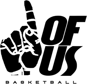 One of Us Basketball banner logo